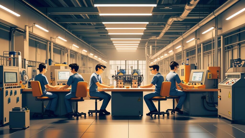 品質管理、研究開発、特許、改善事務局。